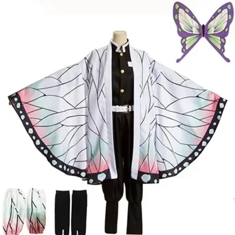 شيطان القاتل كوتشو شينوبو تأثيري حلي المرأة كيمونو زي حفلة الهالوين كرنفال