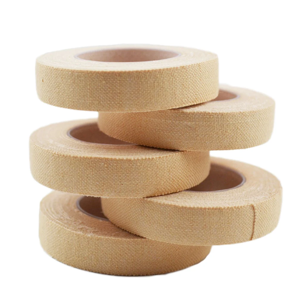 5 Rolls 500cm Roll Adhesive Tape Finger Protector Breathable Cotton For Chinese Guzheng Finger Nails Picks Koto Accessories