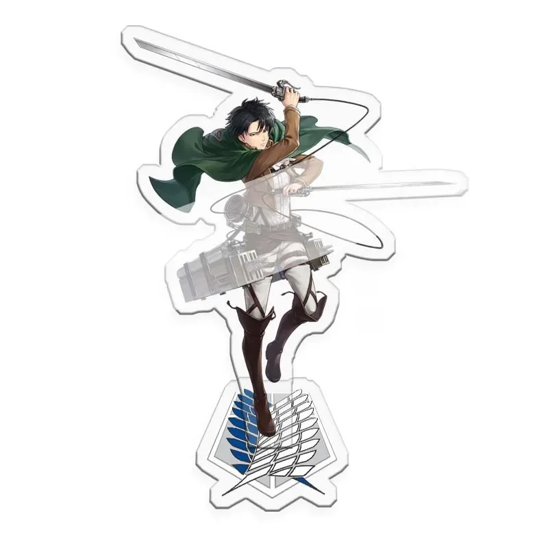 Attack on Titan Anime Figure Double Sided Acrylic Stand Model Plate Desk Decor Standing Sign Gifts for Friend Shingeki no Kyojin