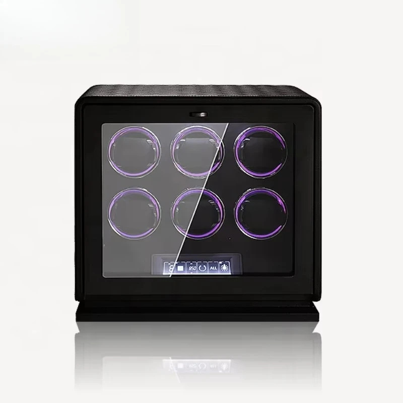 Watch Winder Luxury Automatic Wooden Watch Winder 6 Watches High Grade Professional Top Chord Silent Anti Magnetic