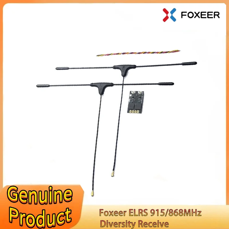 

Foxeer ELRS 915/868MHz Diversity Receiver 200Hz 50mW for FPV Freestyle Long Range Drones DIY Parts