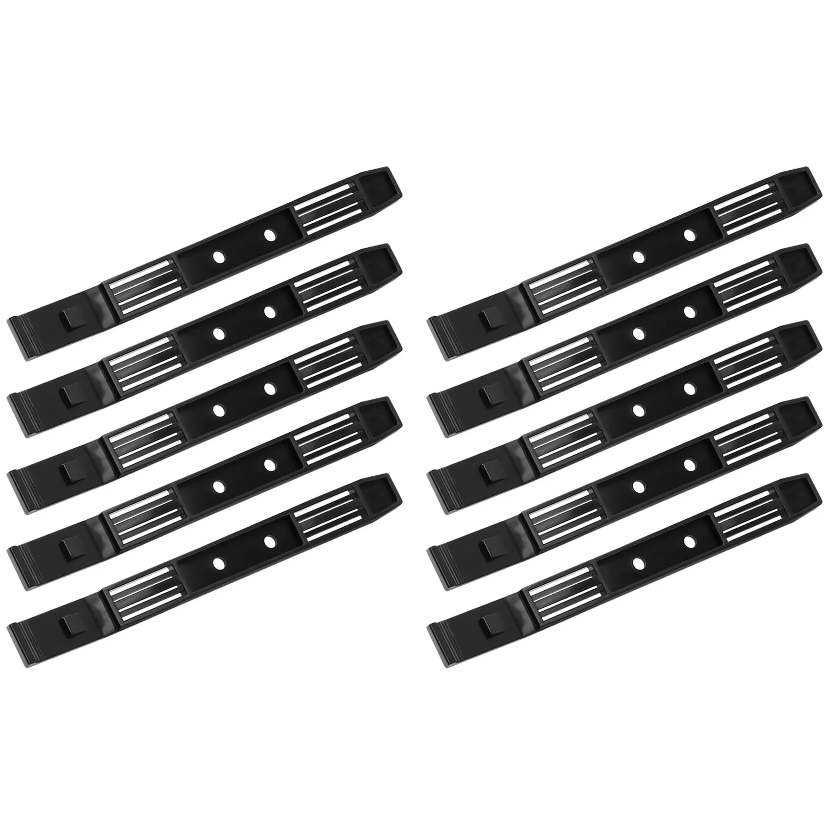 5 Pairs Hard Drive Rails Chassis Cage Accessories Drive Bay Slider Plastic Rails for 3.5 to 5.25 Hard Drive Tray Caddy