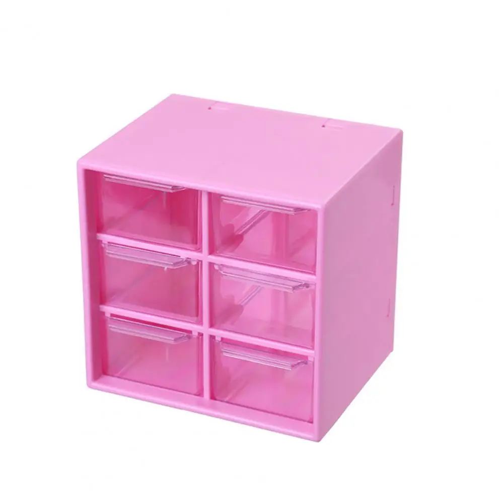 User-friendly Storage Box Large Capacity Space-saving PP Drawer Type Desktop Pen Makeup Organizer Box for Home