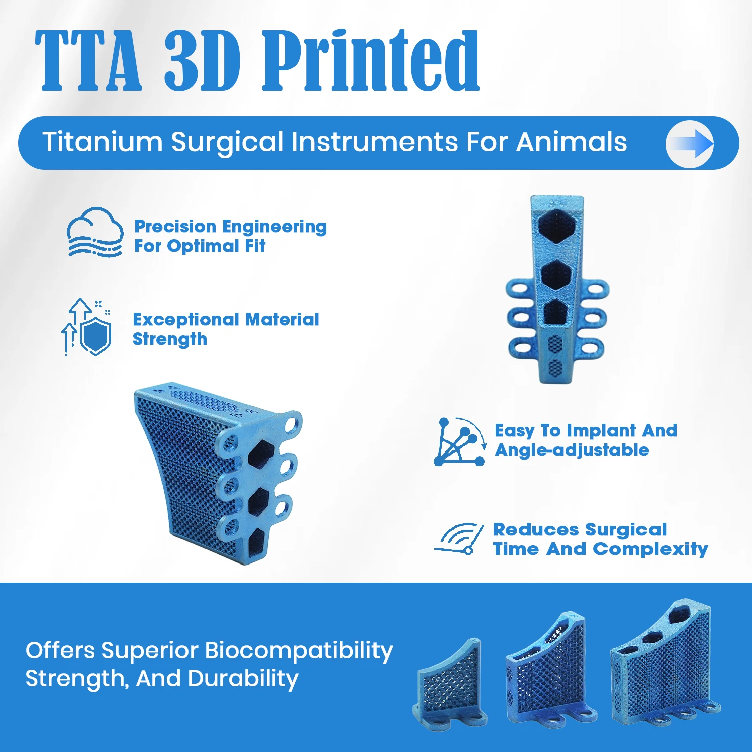 ペット用整形外科器具 3DプリントTTAシステム 股骨 小動 - 3D Printing Orthopedics のレビューと価格