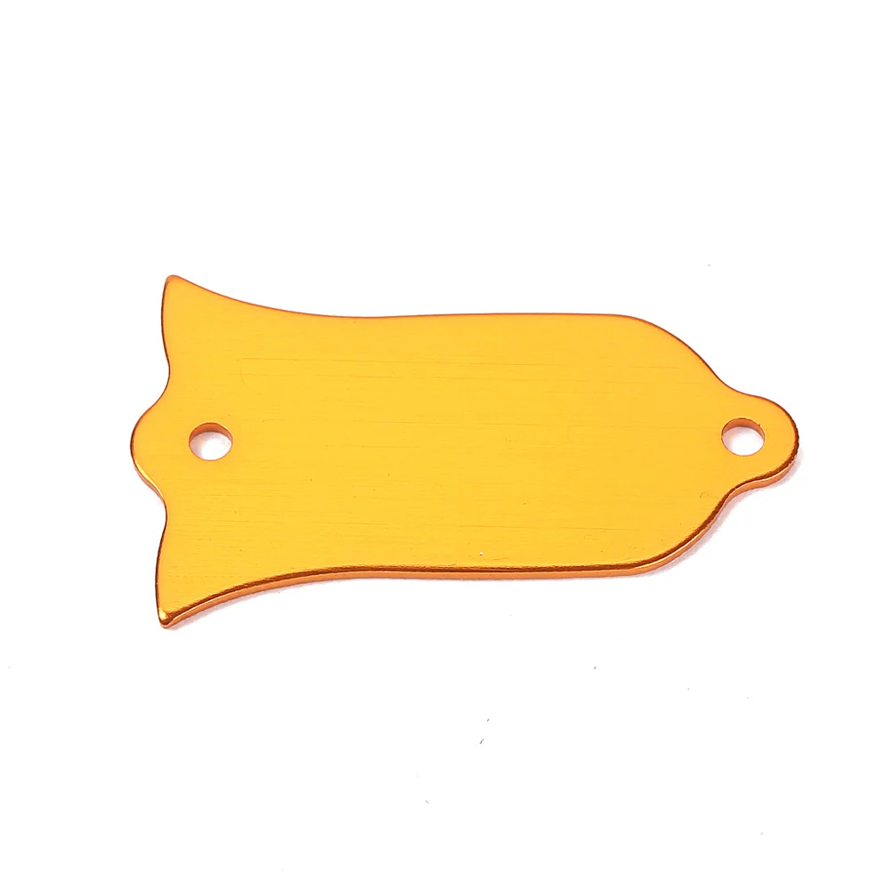 Aluminum Alloy Bell-shape Truss Rod Cover For Electric Guitar Replacement (Gold) guitar truss rod cover