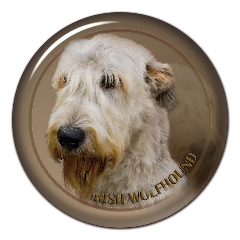 

A0605# 13cm/17cm Removable Decal Irish Wolfhound V2 Dog Pet Car Sticker Waterproof Accessories on Bumper Rear Window Laptop