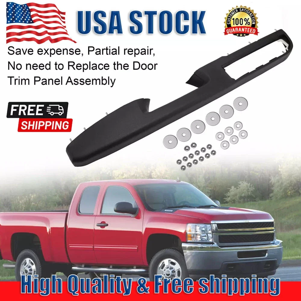 

1 Set Auto Door Armrest Repair Kit For 2010-2014 GMC Sierra Front Driver Side Door Armrest Repair 80994 22818475