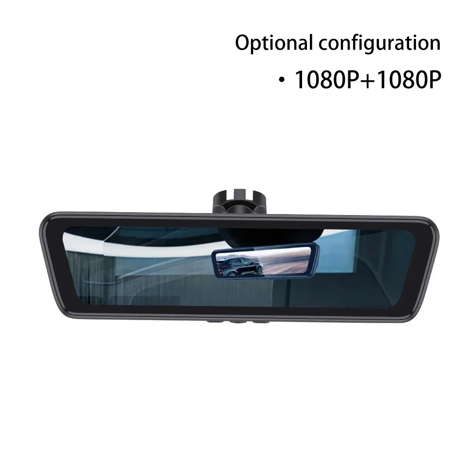 Newest Driving Recorder Car DVR Rearview Mirror Dual Lens Car Recorder 1080P IPS Front And Rear Camera Registrar Black Box New