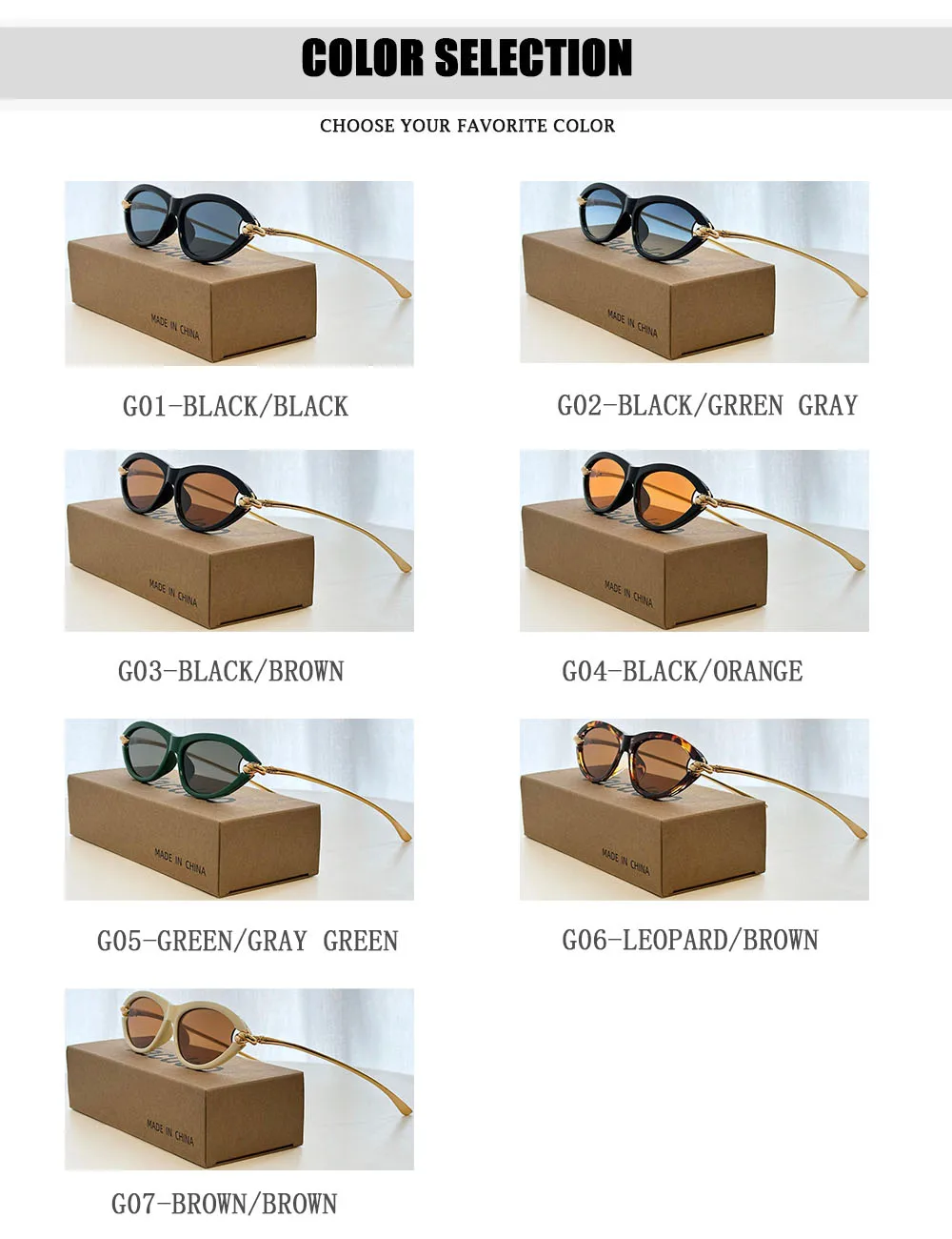 2026 Trendige Cat-Eye-Sonnenbrille für Damen – Luxuriöse Outdoor-Sonnenbrille mit UV-Schutz im Punk-Vintage-Stil – Detail 18