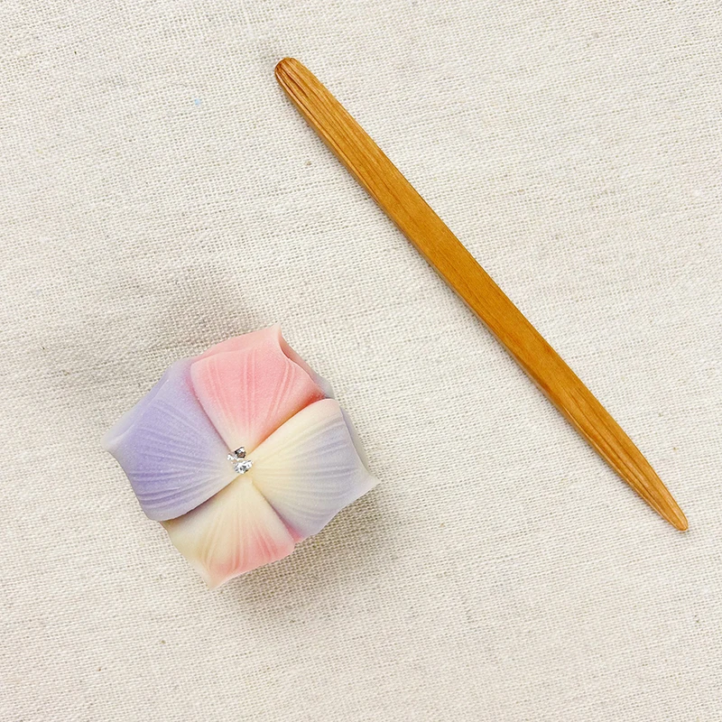 Japanese wagashi flower pattern stick,pattern press Embossed rod