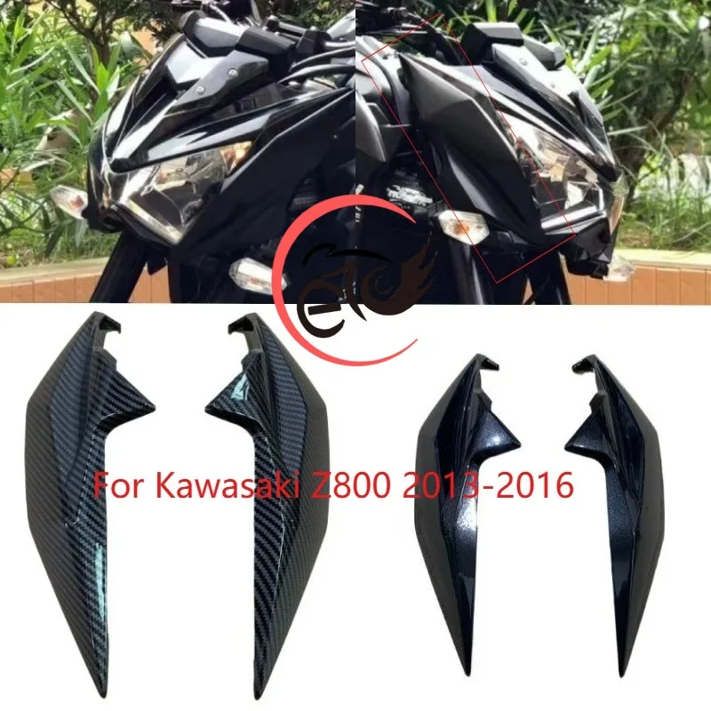 

Motorcycle Headlight Side Fairing Cover Upper Front Nose Head Cowl Shell Fit For Kawasaki Z800 Z 800 2013 2014 2015 2016