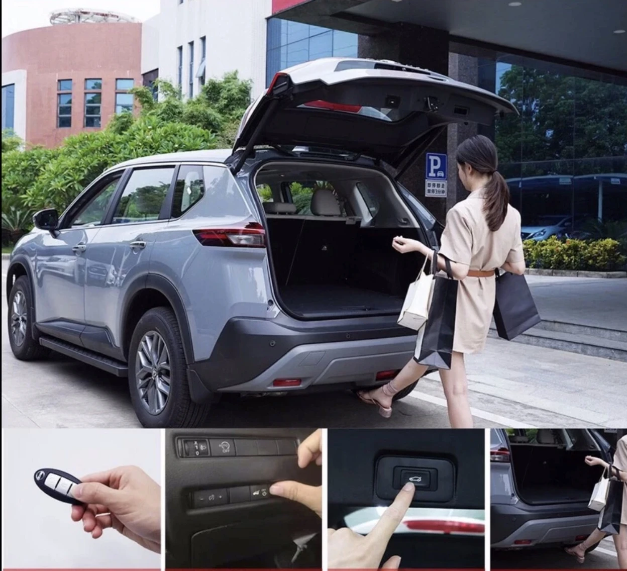 Car Electric Tailgate lift special For Nissan X-Trail ROGUE 2021-2025 Remote Control Smart Car Tailgate Lift Genuine Parts