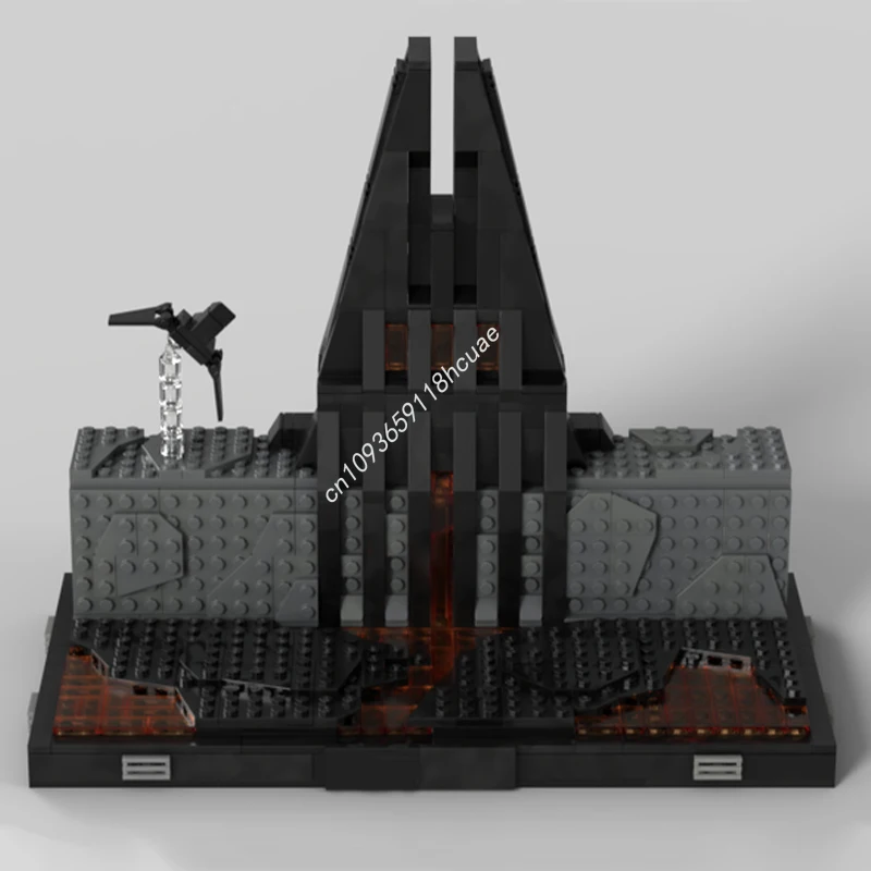 636 pçs moc vaderes castelo diorama estrela batalha blocos de construção coletor adulto modelo das crianças construção brinquedo natal presente