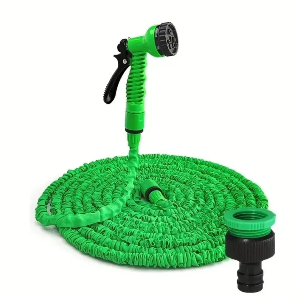 Universal Flexible Magic Water Hose,Retractable Telescopic Garden Hose with Nozzle for Outdoor Irrigation Car Wash Home Cleaning