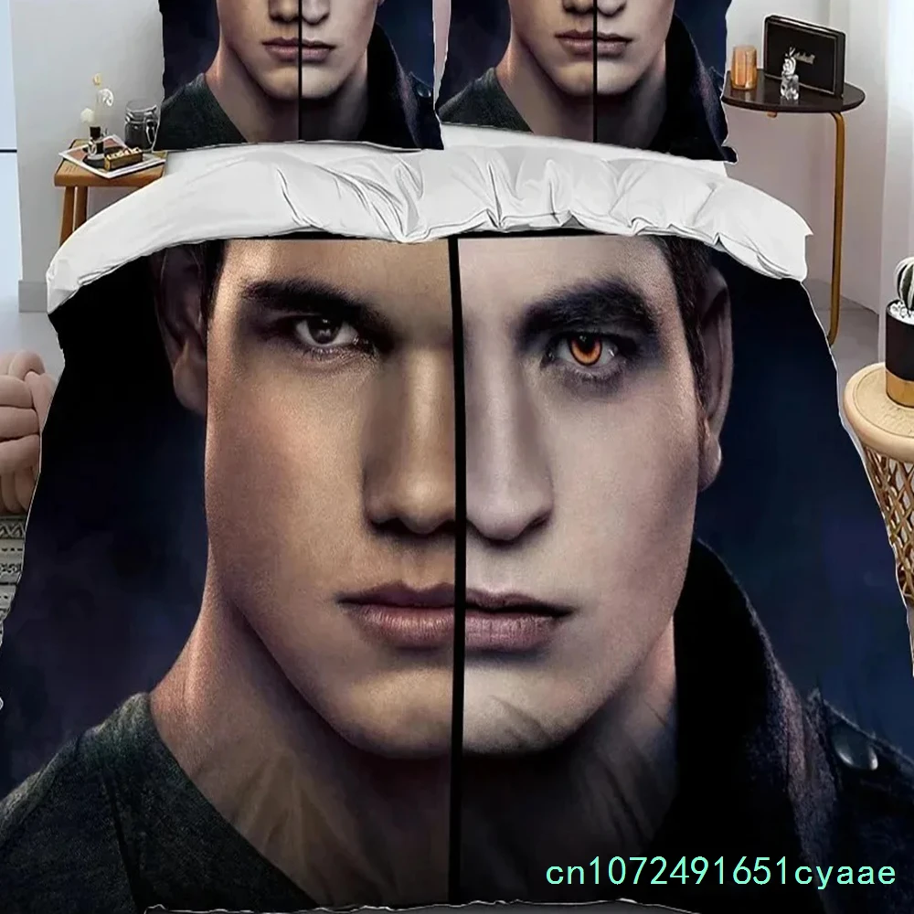 The Twilight Saga Printed Bedding Sets Exquisite Bed Supplies Set Duvet Cover Bed Comforter Set Bedding Set Luxury Birthday Gift