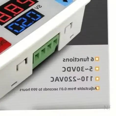 NF Delay time relay, module infinite loop, dual digital display, multi-function, embedded timer 12v24v220v