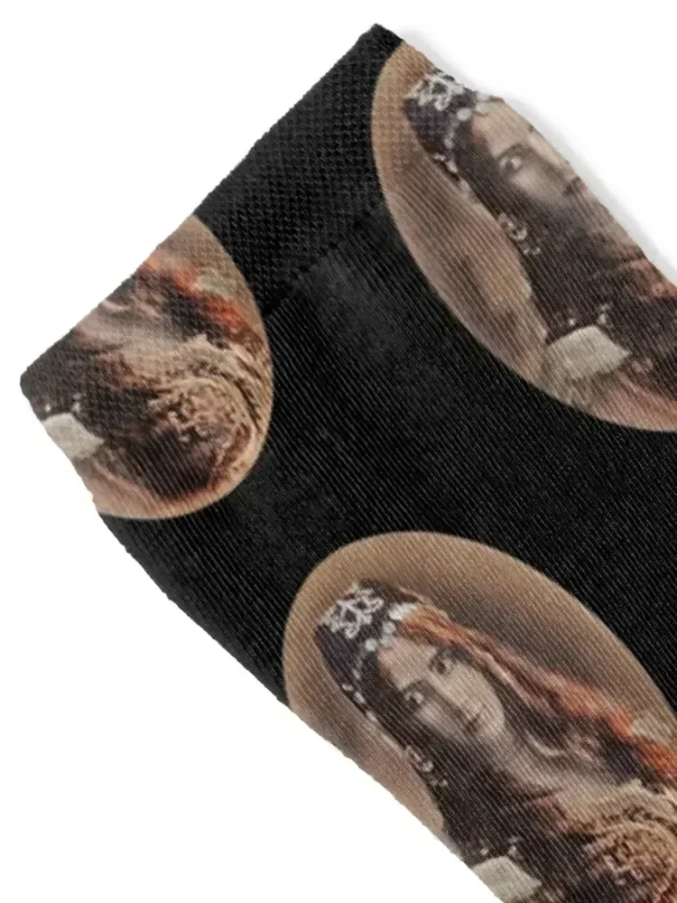 Antique Gypsy Girl Costume Socks moving stockings hiking Rugby Heating sock Socks Men's Women's