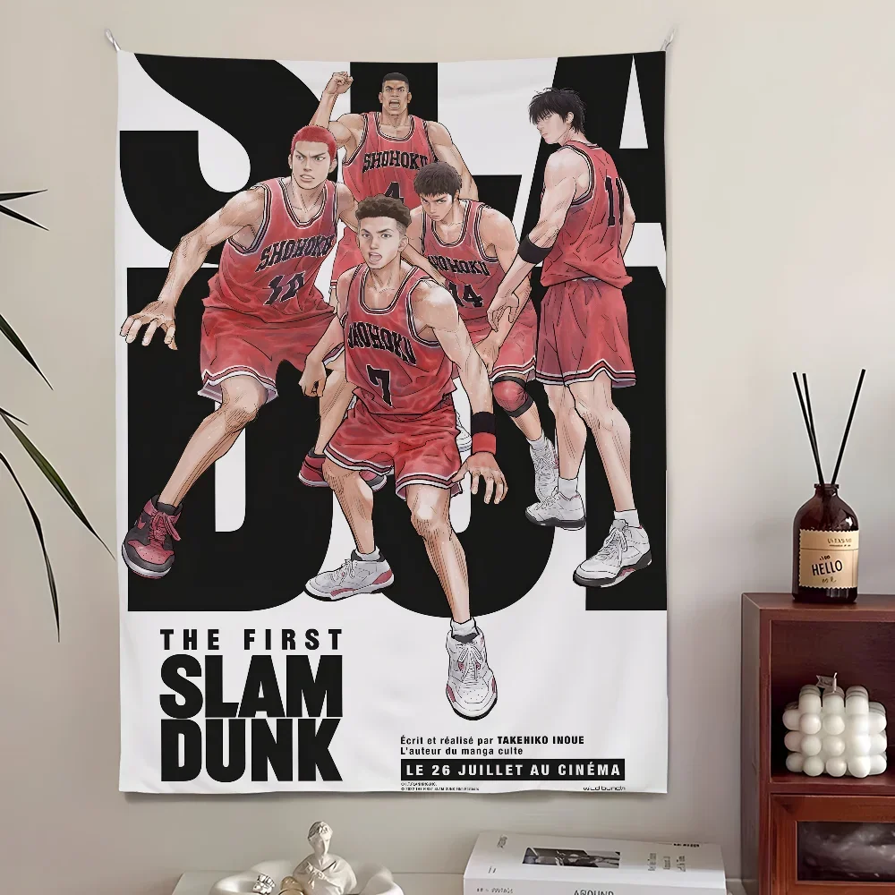 Classic Japanese Comics S-SLAM D-DUNK Tapestry Perfect For Home&Living Bedroom Decor Wall Art Backdrop Banner