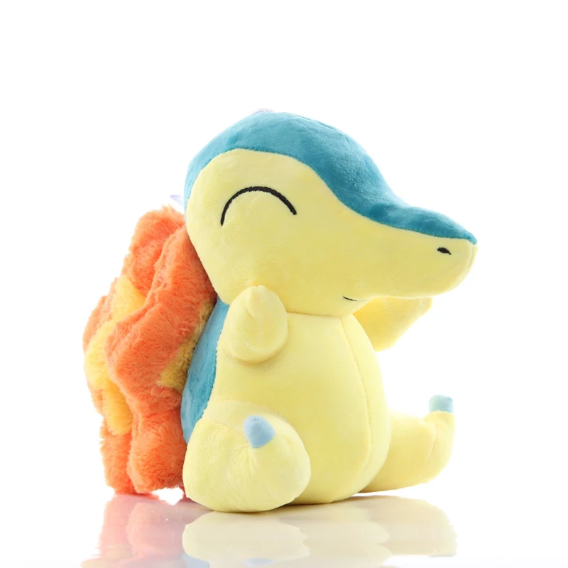 Pokemon Anime Pikachu Cyndaquil Chikorita Totodile Kawaii Plüschtier Stoffpuppe Weihnachten Halloween Geschenke für Kinder – Detail 7