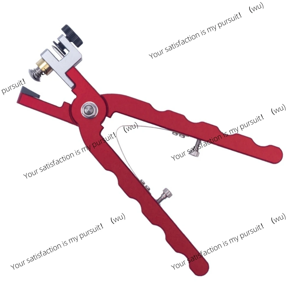 Leather Watch Bracelet Cutting Pliers Strap Spring Bar Hand Tool Pliers Straight Red