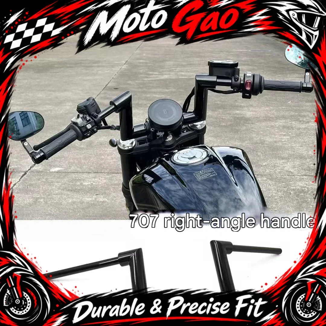 【Precise Fit】For BENDA ROCK 707 Heightened Handlebar Pullback Rearward Handlebars Modified Accessories
