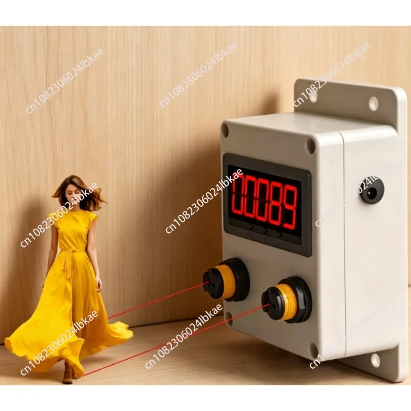 

Passenger Flow Counter Automatic Induction Traffic Counter Shop Supermarket Entrance Exit People Number Statistics Device