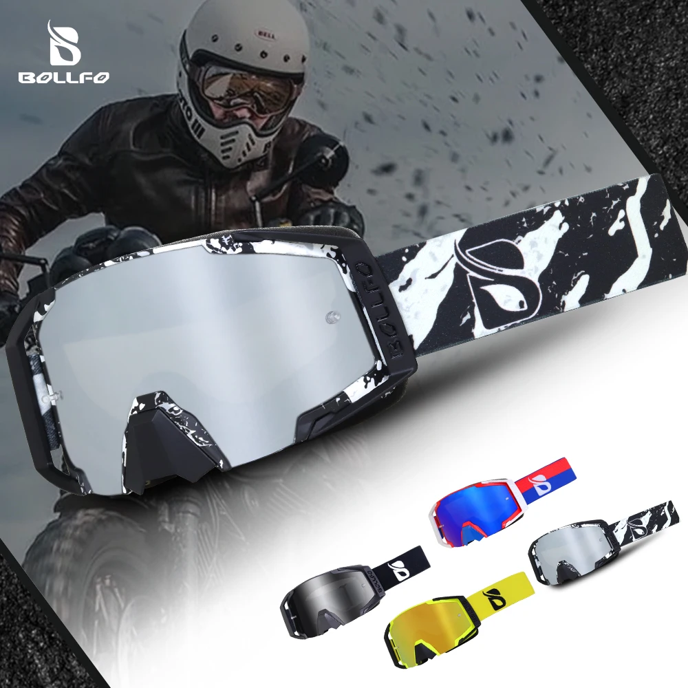 Vintage Motorcycle Goggles Sunglasses Men Women UV Protection Windproof Motocross Riding Racing Outdoor Sport Glasses Eyewear