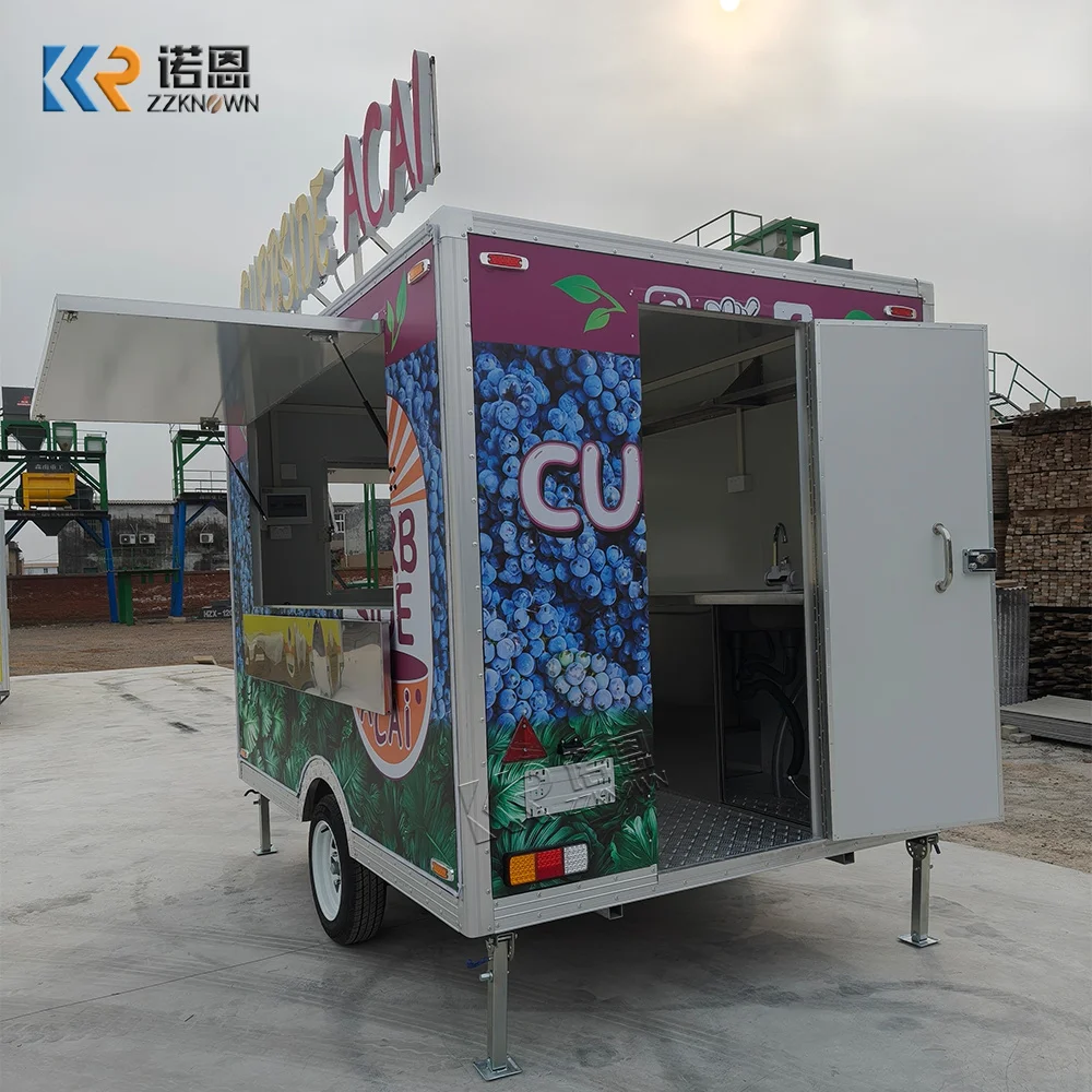 Concession Pizza Coffee Fast Food Trailer Mobile Coffee Catering Truck Food Truck Fully Equipped