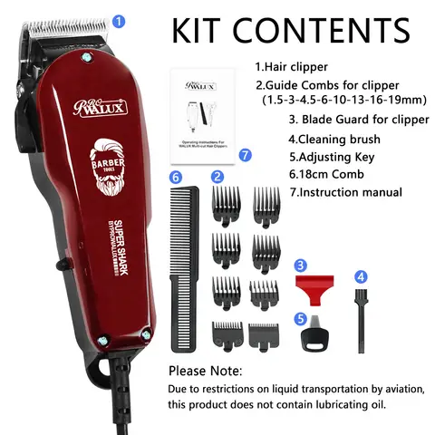 8 best sales professionell hårklippningsmaskin - №2