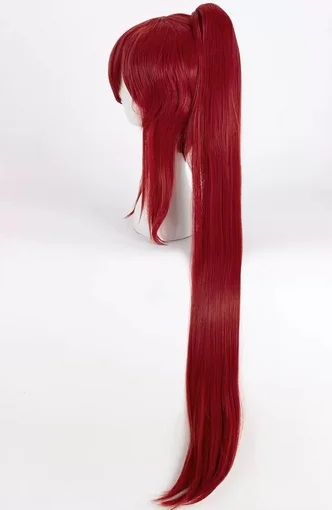 Anime Fairy Tail Erza Scarlet Wig Cosplay Synthetic Wigs