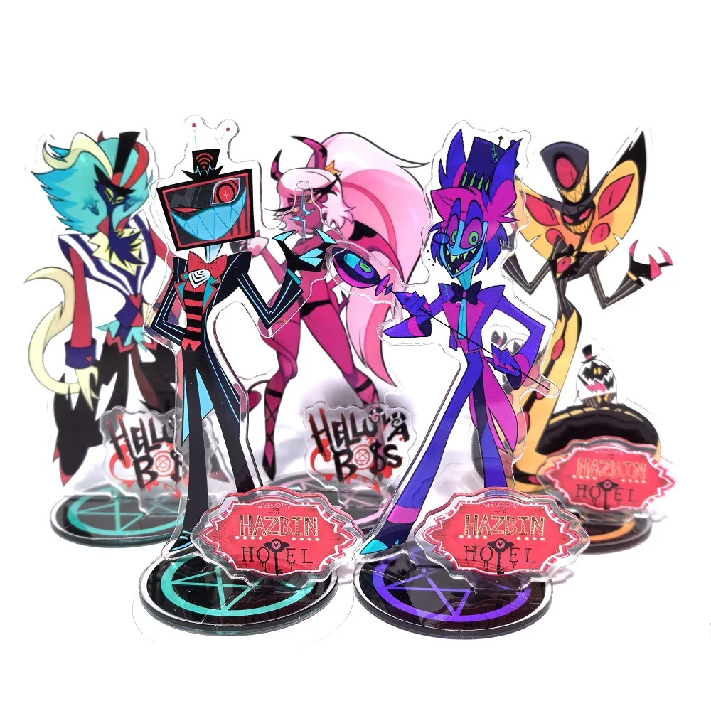 Anime 15cm Alastor 3 Vees Cosplay Stand Acrylic Figures Desktop Standing Sign Model Decor Birthday Gifts