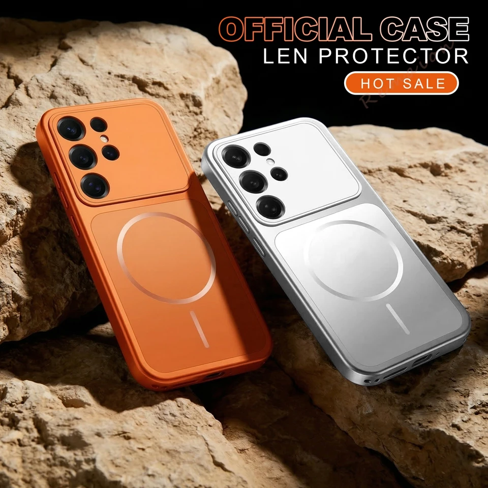 S26 Corning Glass Magnetic Case for Samsung Galaxy S26 S25 S