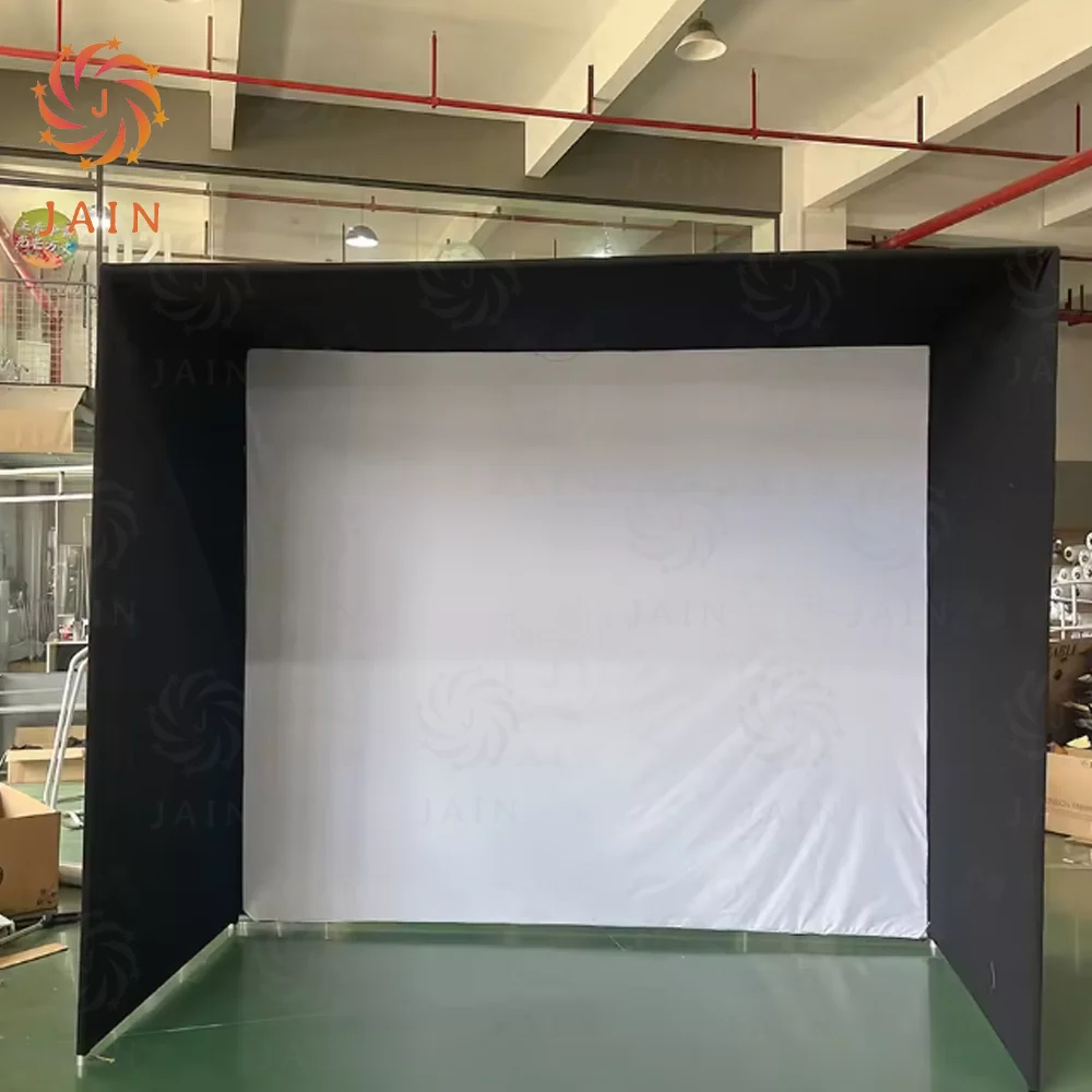 Customized Golf Simulator Enclosure Indoor SimulatorPerfect for Indoor Outdoor Hitting Training Golf Bay Impact Screen