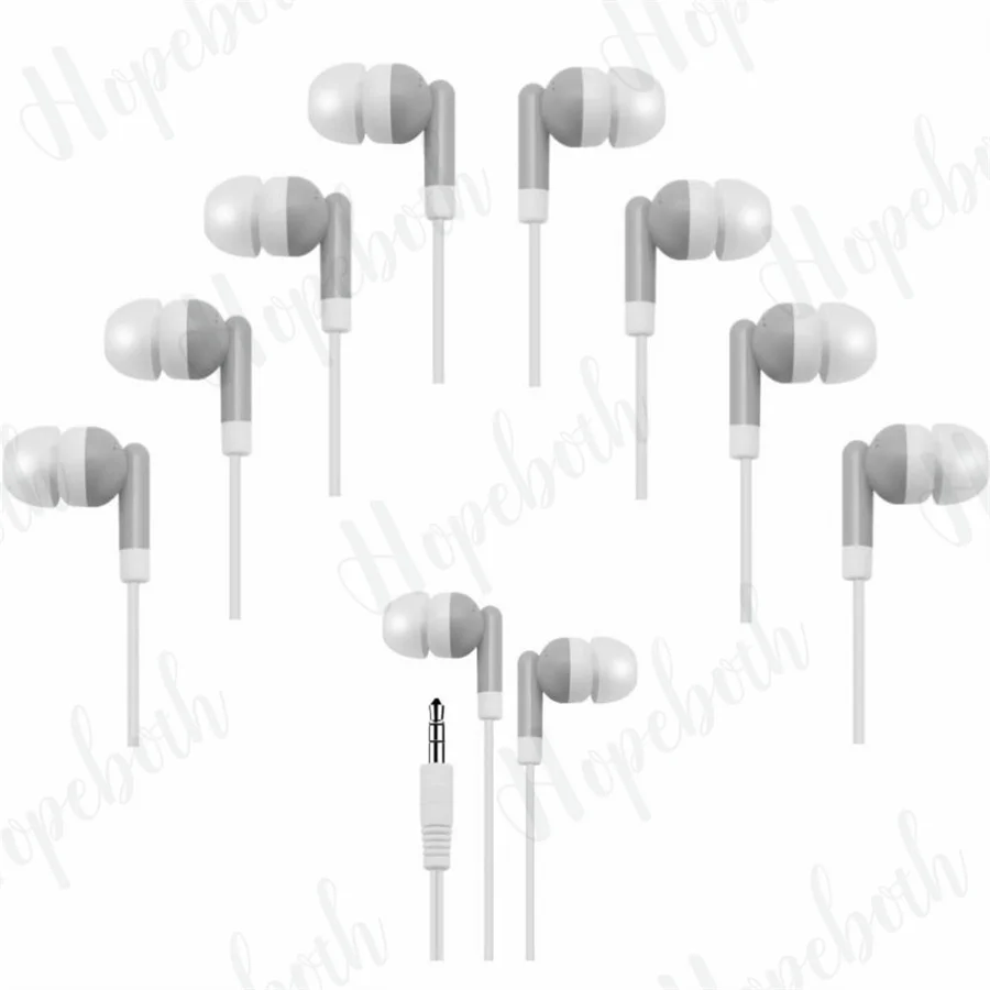 

100pcs In-ear Earphone Headphone Headset Stereo Earbuds 3.5mm Aux Jack Wired For Samsung Huawei Xiaomi Redmi Oneplus