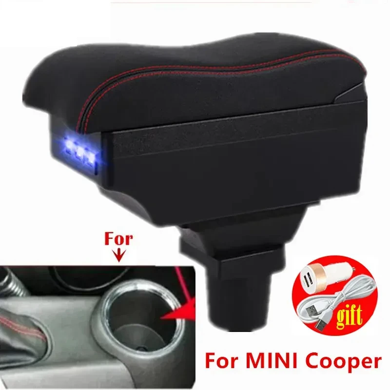

Для MINI Cooper R50 R52 R53 R56 R57 R58 F55 F56 F57 Countryman R60 F60 Коробка подлокотника Автомобильный центральный подлокотник