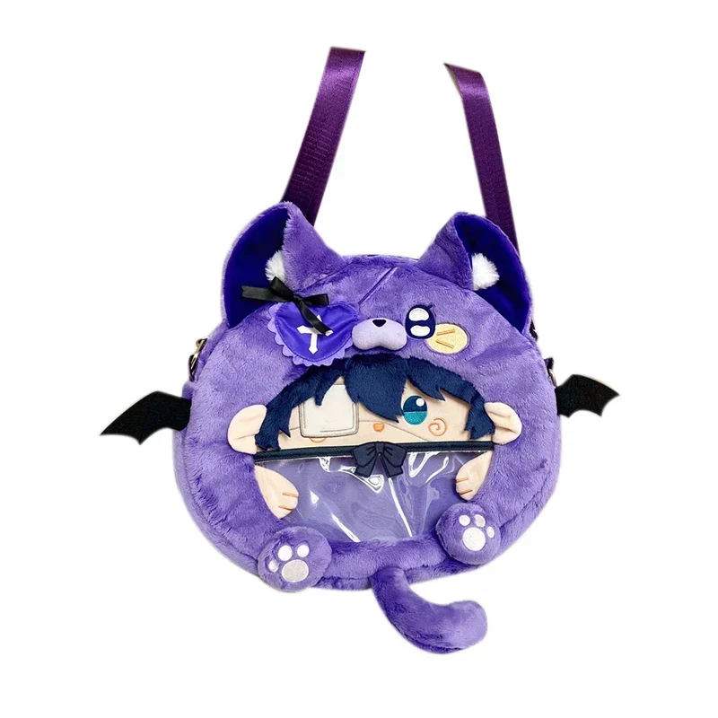 Anime Girl Takanashi Rikka Cosplay Cute Animal Ear peluche Itabag zaino trasparente Kawaii borsa a tracolla studente regalo di natale