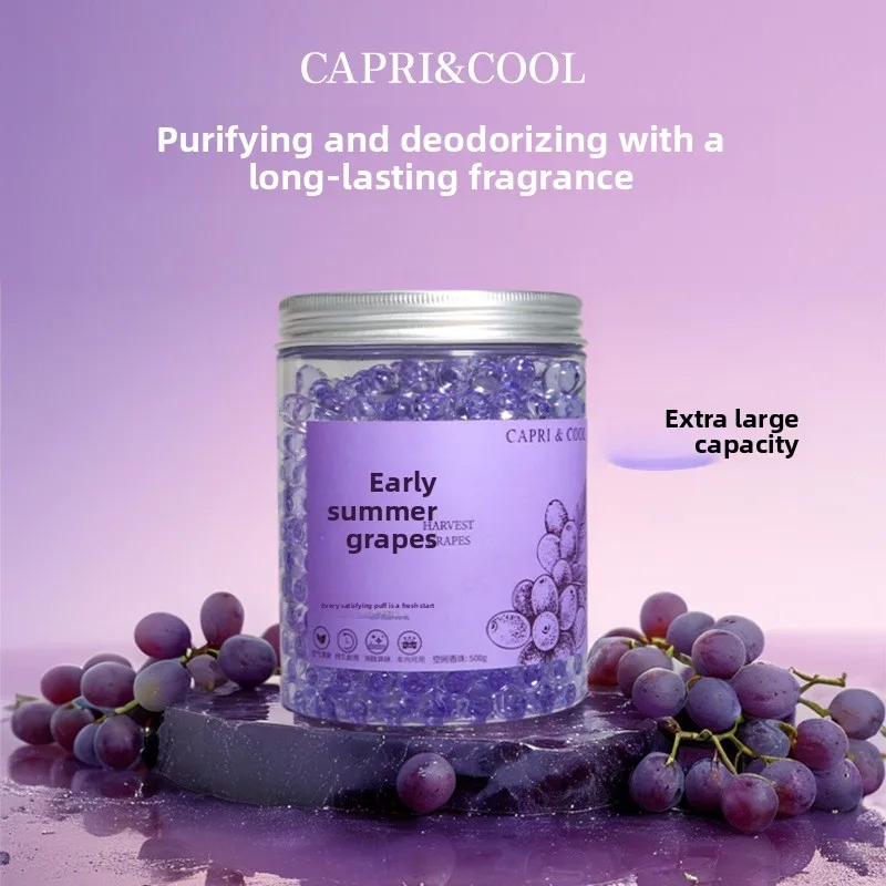 Car aromatherapy volatile crystal ball fragrance beads bedroom wardrobe lasting fragrance aromatherapy diffuser stone