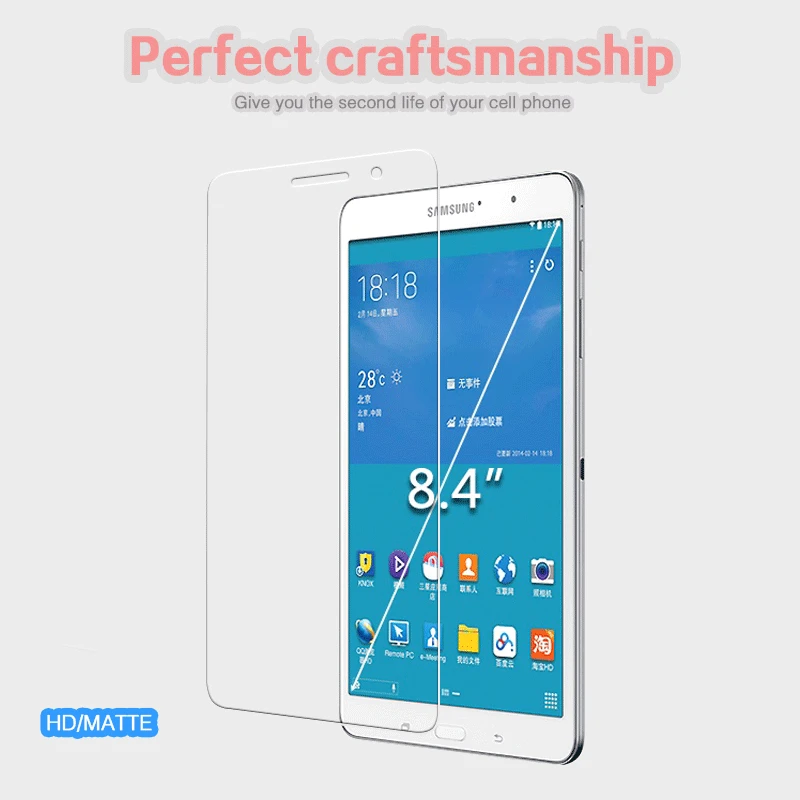 HD Clear Glossy & Matte Film For Samsung T321 T320 T325 Tab Pro 8.4