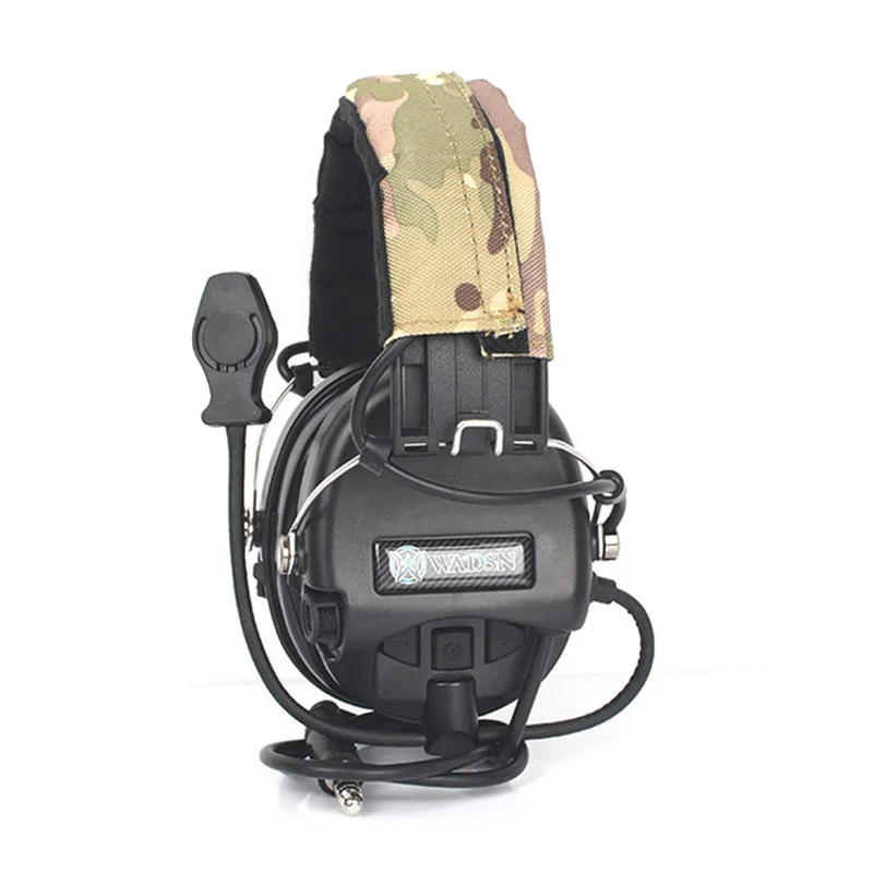 WADSN Tactical MSA Headset Sordin Headworn Noise Reduction Anti Manic Intercom Headset For Hunting Wargame Operational Training