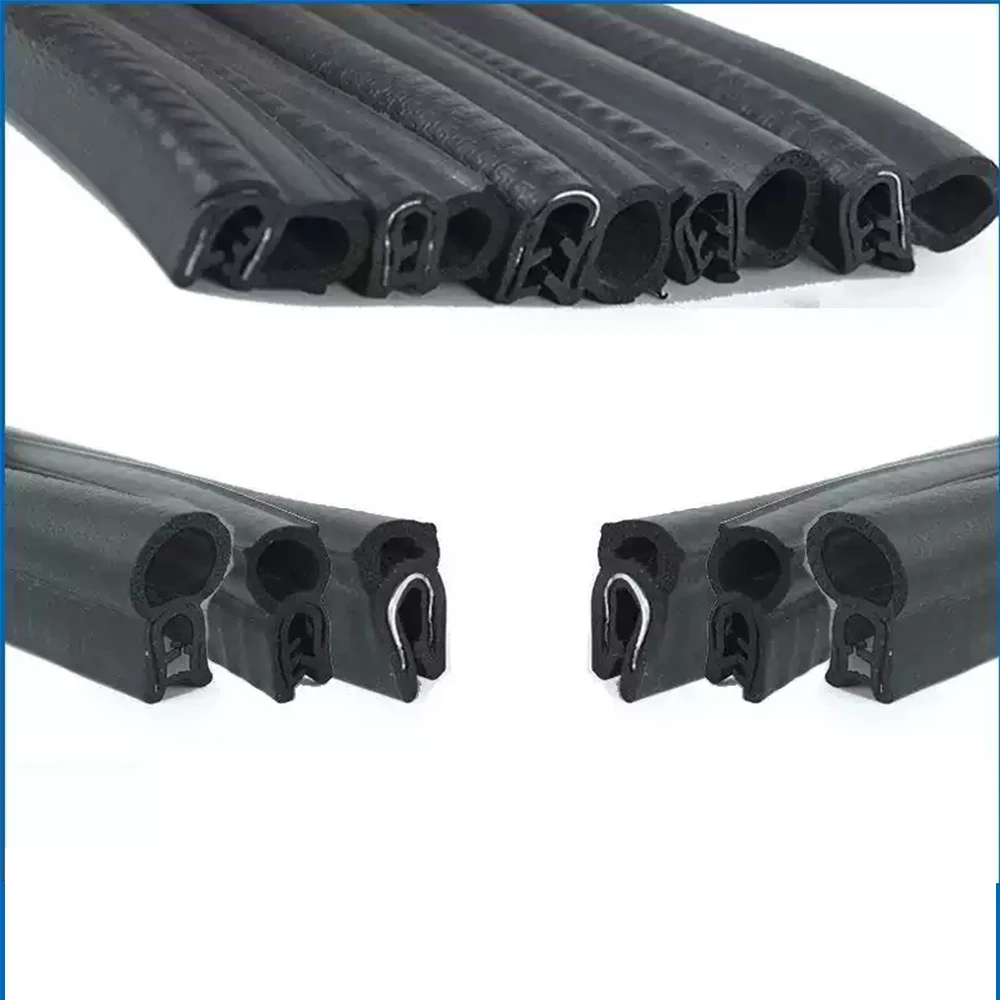 

1Meter 0.5-4mm U Type EPDM Door Edge Guard Rubber Sealing Strip Hardwearing Car Ship Dustproof Trim Soundproofing Sealings Parts