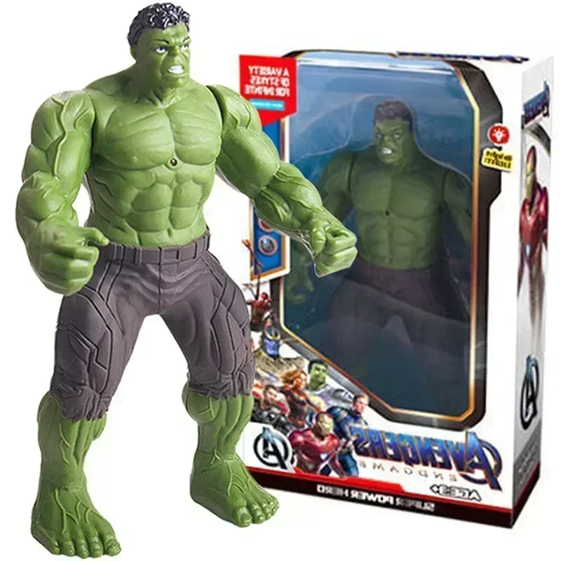 17cm Marvel Spiderman Model Anime Action Figures Spider-man Captainironman Luminous Children's Toys Decorationdolls Gifts