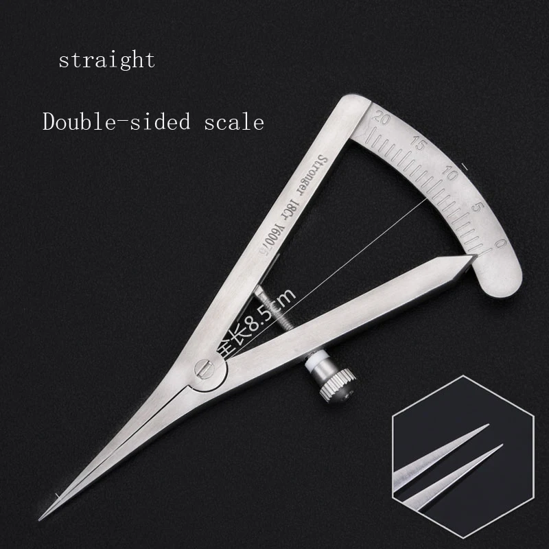 Double eyelid eye gauge cosmetic plastic instruments measuring ruler measuring blepharon compass designer tool