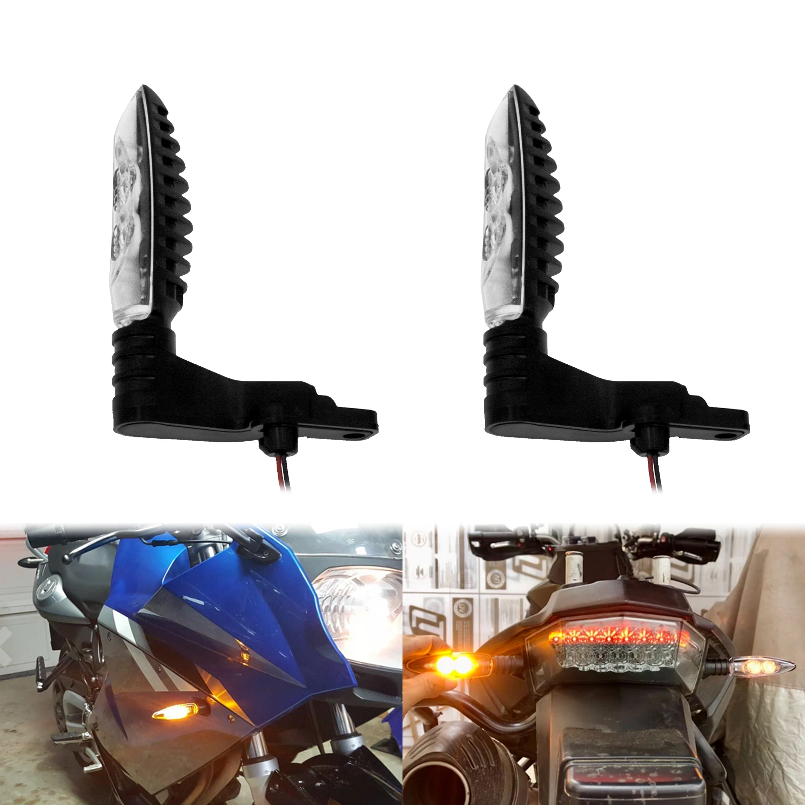 Luces LED de señal delanteras y traseras para motocicleta, 2 uds., para BMW F800GS S1000RR F800R K1300S R nine T R 1200 GS ADVENTURE