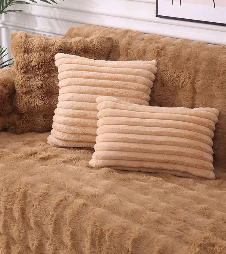 

Luxury Plush Pillowcase Home Cushion Living Room Sofa Pillow Bed Backrest Pillow Nordic Style Decor