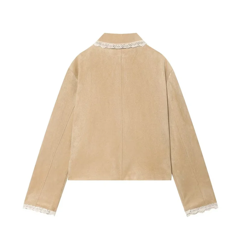 Women's Casual Jacket Tops 2026 New Fashion Long Sleeved Single Breasted Loose Coat Elegant Women's Outerwear