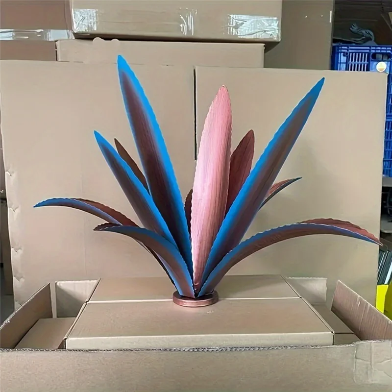 

A38M 1 PCS Tequila Rustic Sculpture, DIY Metal Agave Plant, Garden Yard Art Decoration Sculpture Home Decor, Indoor And Outdoor