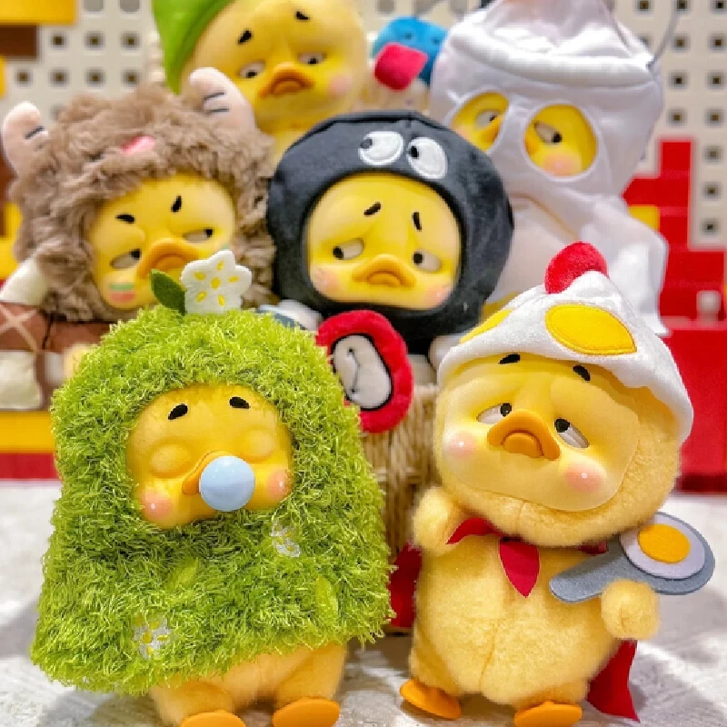 

New Upsetduck V3 Bron This Way Duck Series Upsetduck Actv2 Plush Vinyl Blind Box Fluffy Anime Figure Mystery Box Customized Gift