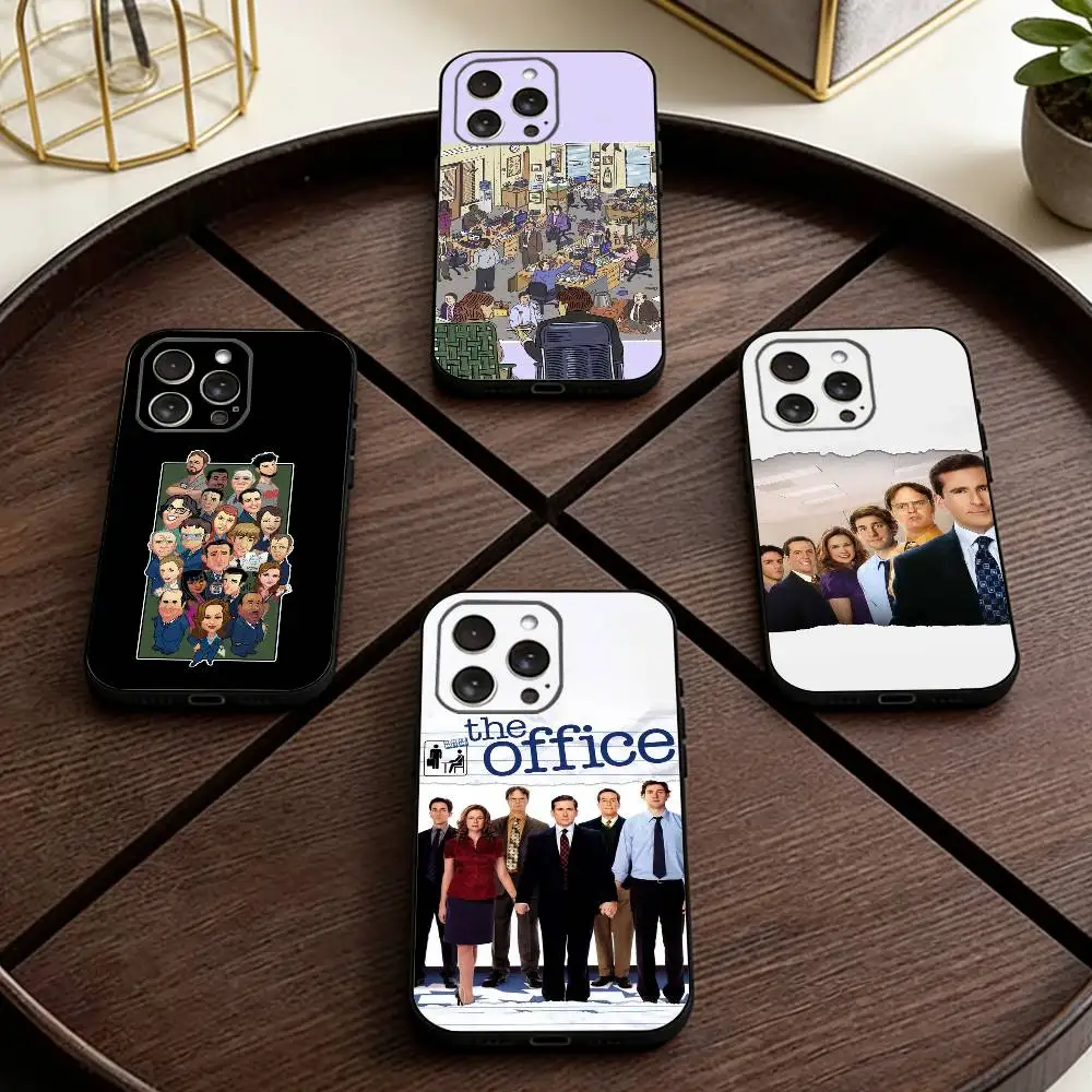 

The O-Offices Hot Tv Show Phone Case For iPhone 17,16,15,14,13,12,11 Plus,Pro Max,XS,Soft Silicone Black Cover