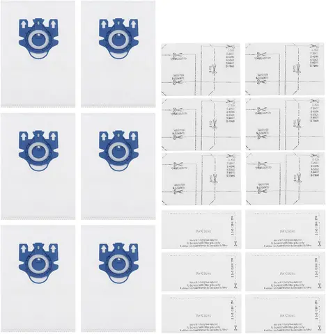 Miele GN Elektrikli Süpürge Torbaları için 3D Airclean GN Yedek Çanta, Classic C1, Komple C1, Komple C2, Komple C3, S227, S240