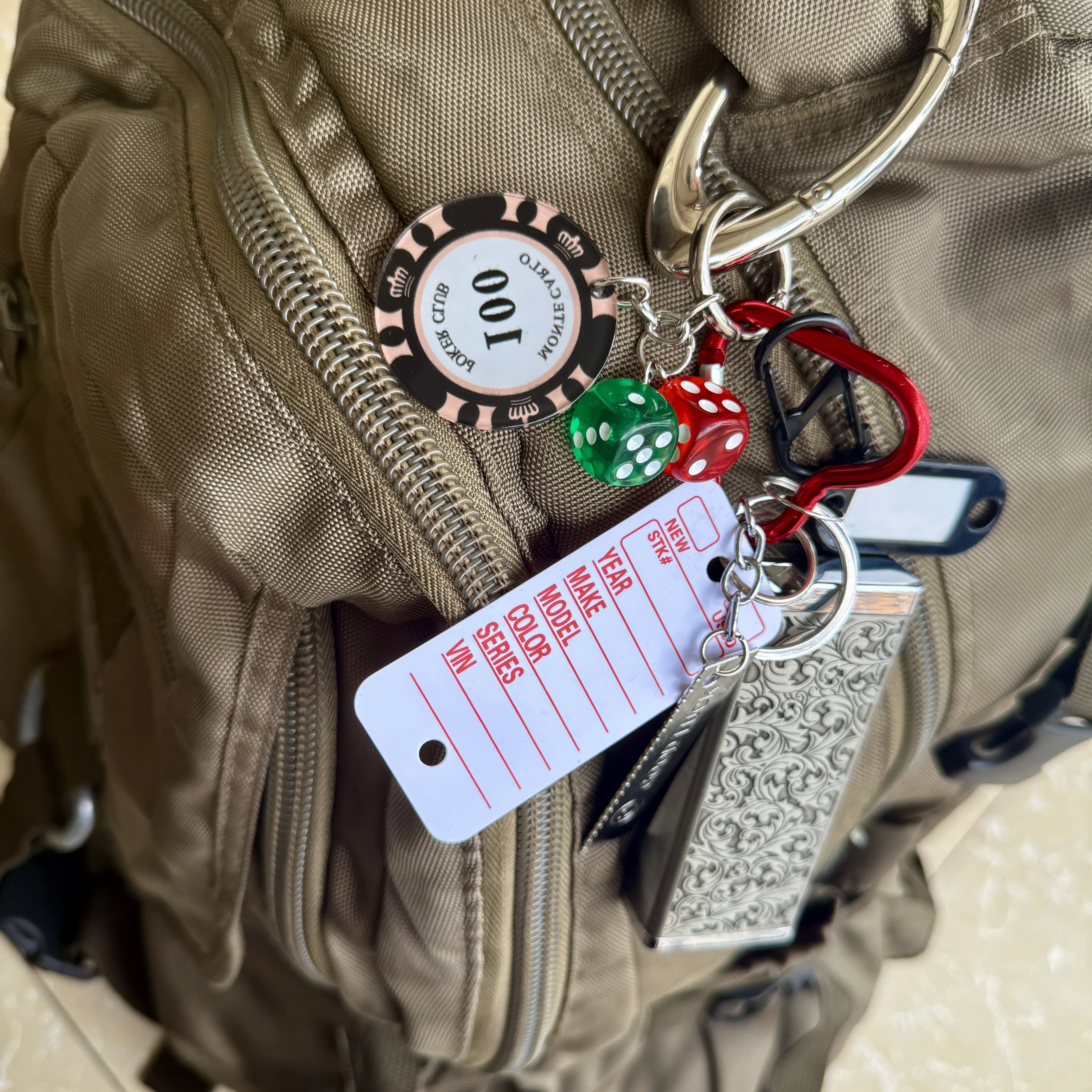 New Original Bag Charms, Multi-Element Trendy Keychains, Couple Gift Accessories